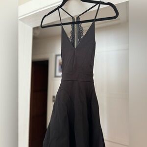 Black Dress with Butterfly Back